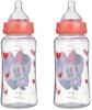 Lot de 2 biberons - DISNEY BABY - MINNIE COLLECTOR - 360 ml - Tétine silicone - Débit 3 positions