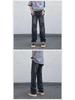Men's Summer Korean Straight Casual Pants - Retro American Style Ripped Jeans