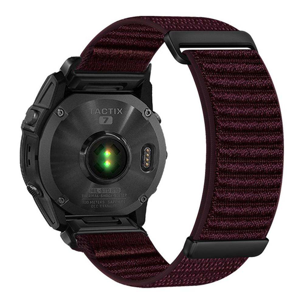 20mm Watch Band For Garmin Fenix 7S / 7S Pro / 6S / 6S Pro Two-Piece Magic Tape Nylon Woven Wrist Strap