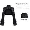Lolita Gothic Cosplay Shawl With Polyester Fabric For Cosplay Events And Stage Shows