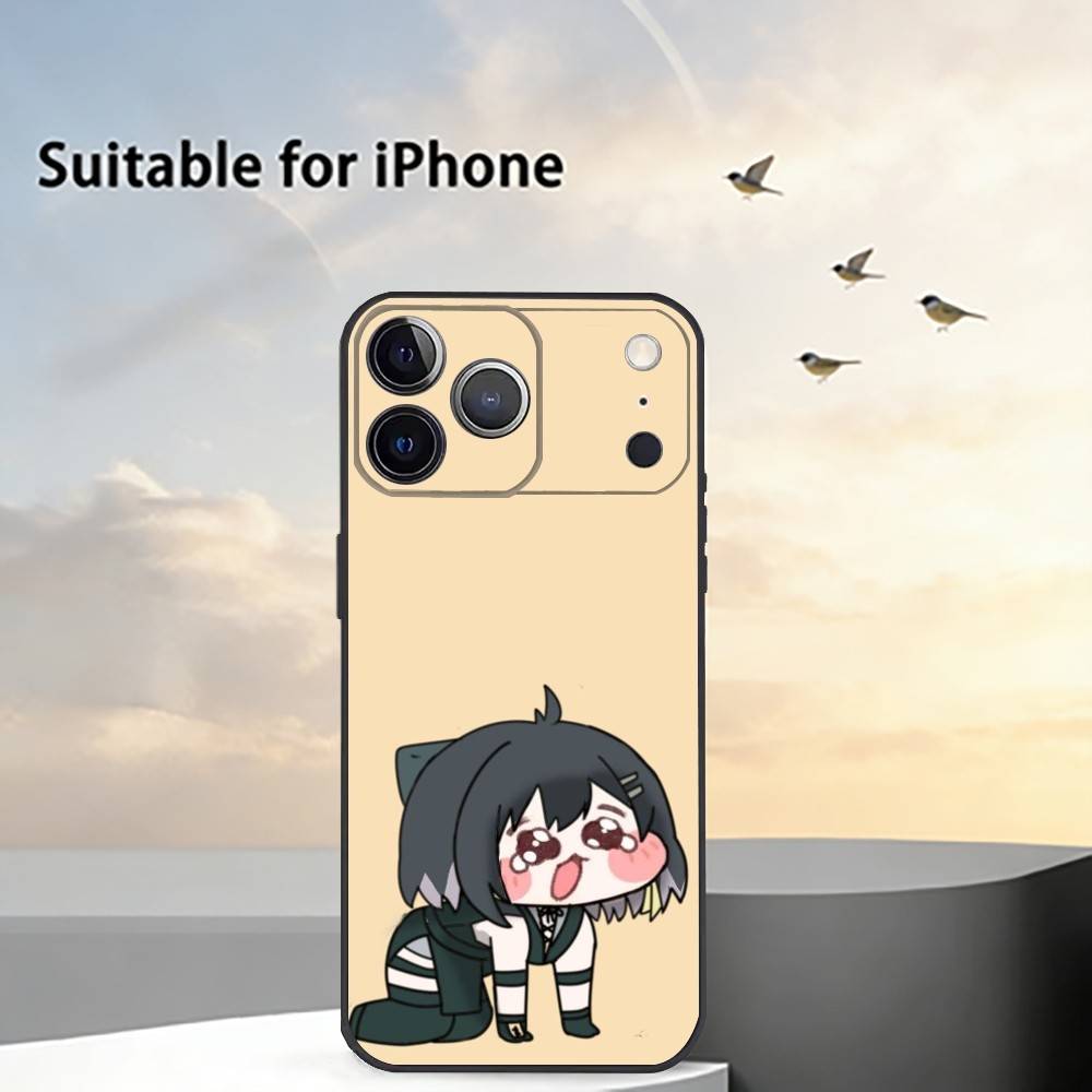 

Game T-Trickcal C-Chibi Go Phone Case For iPhone 17,16,15,14,13,12,11 Plus,Pro Max,XS,Soft Silicone Black Cover iPhone15pro