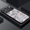 Vintage Floral Pattern Case For iPhone 17 Pro Max Magnetic For Magsafe Matte Cover For iPhone 16 Pro Max 15 14 13 16E Air