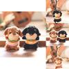 Plush Dog Keychain With Soft Short Pile Fur For Bag Decoration And Gift Ideas