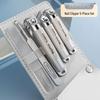 Stainless Steel Cuticle Nipper and Nail Clipper Set with Lightweight Nail File for Manicures.