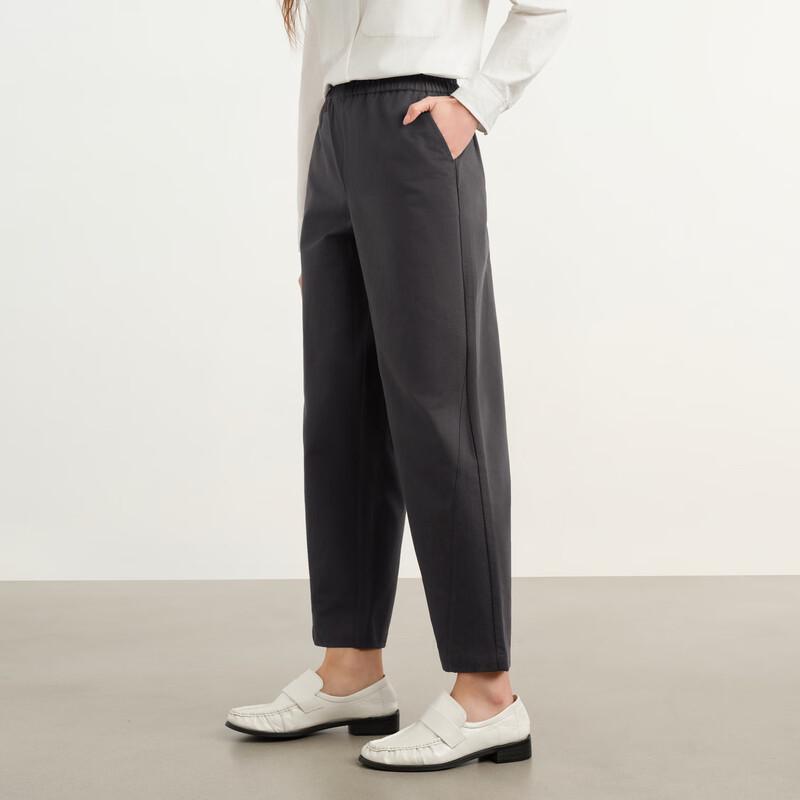 Elva' Island Women's Petite Straight Casual Trousers