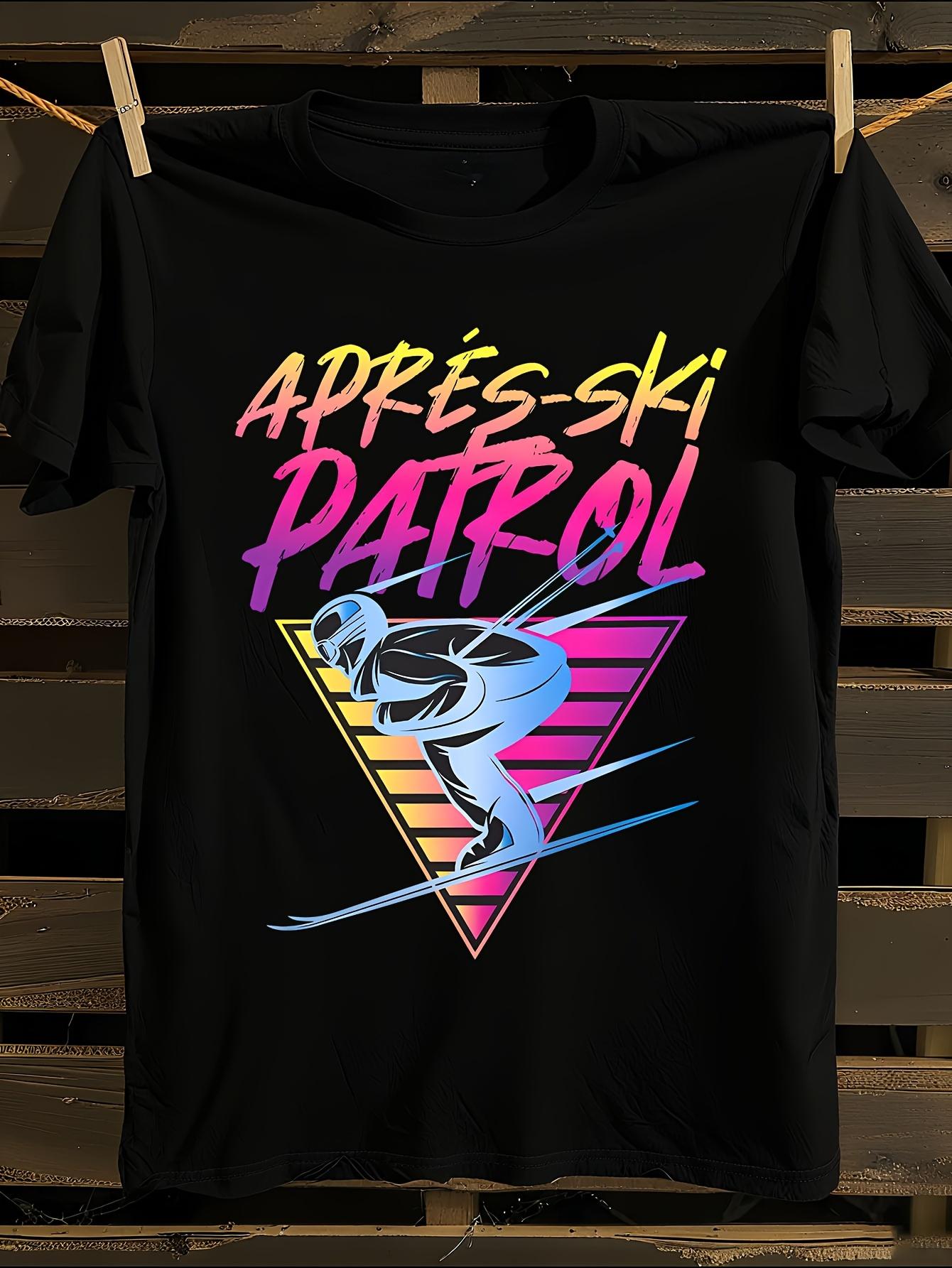 Retro 80s Vintage Tshirt Vintage Apres Ski Patrol Graphic... XXXXL