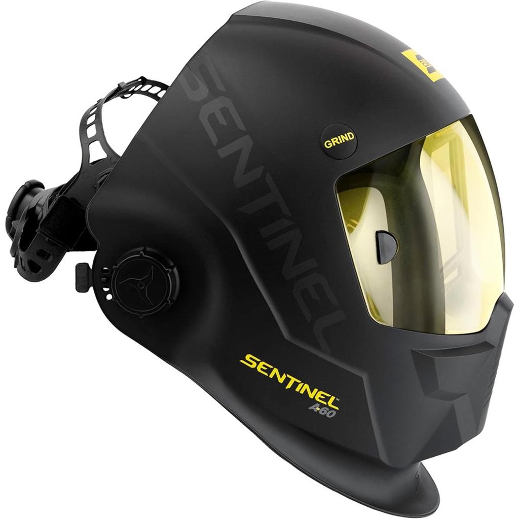 Auto Darkening Welding Helmet Low Profile Design Large Viewing Area High Impact Resistance