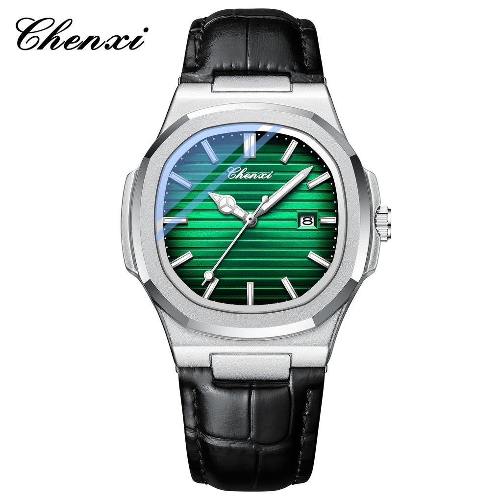 Chenxi Steel Belt Watch Couple Luminous Waterproof Simple Fashion Business Calendar Men'S And Women'S Quartz Watch