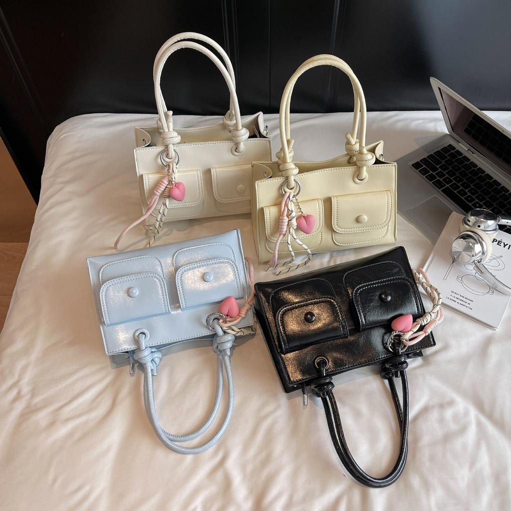 Womanbags women's bag 2025 new Korean version fashion shoulder bag niche simple portable tote bag tide