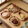 Wooden Snack Tray Cute Cheese Plate Small Appetizer Tray Serving Dish for Nuts Sausages Cupcakes Breadsticks Storage