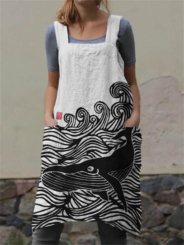 European and American Cross-border Amazon 2026 Summer New 3D Digital Printing Women's Single-piece Suspender Skirt