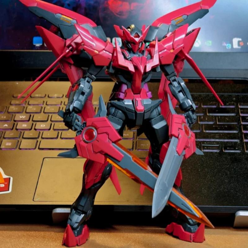 Hg 1/144 Bf Exia Dark Matter Action Figure Kit Assembly Model Doll Pvc Toy Mecha Figurine Collectible Ornament Boy Surprise Gift