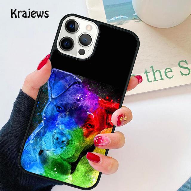 American Pit Bull Dog Pitbull Terrier Soft Phone Case Cover For iPhone 14 5 SE 2020 6 7 8 plus XR XS 11 12 13 mini pro max shell