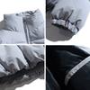 Men Cotton Coat Drawstring Hem Zipper Stand Collar Solid Color Padded Cold-proof