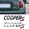 3D ABS Letters For Car Trunk Mini Cooper S Emblem Logo Badge Sticker R56 R50 R52 R60 F56 F55 R55 R53 R57 JCW Clubman Accessories