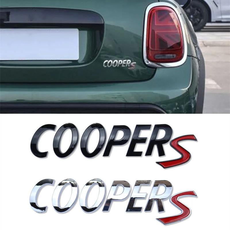3D ABS Letters For Car Trunk Mini Cooper S Emblem Logo Badge Sticker R56 R50 R52 R60 F56 F55 R55 R53 R57 JCW Clubman Accessories