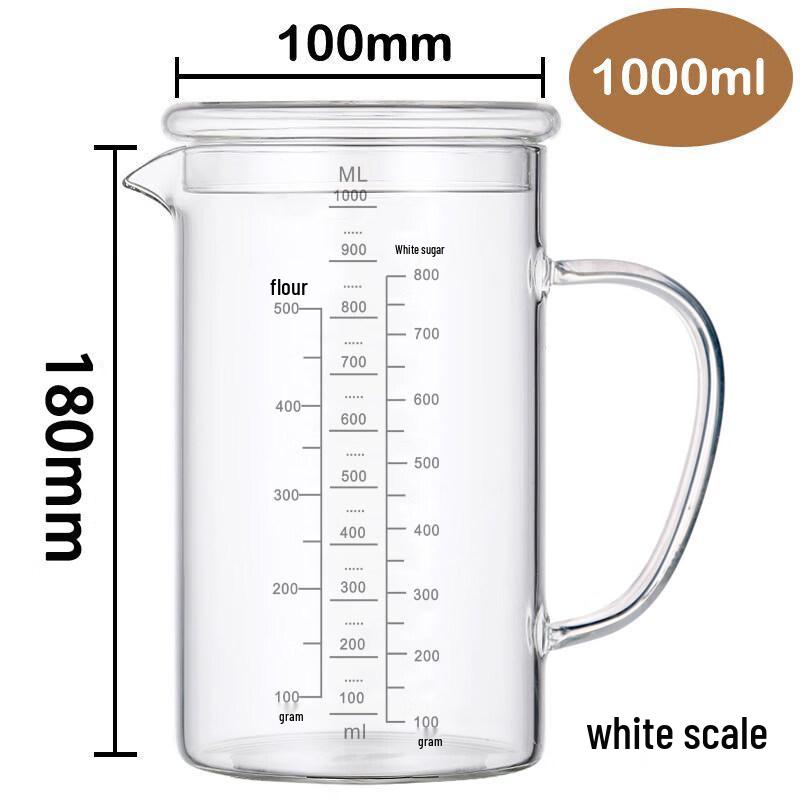 ZISIZ Graduated Glass Measuring Cup