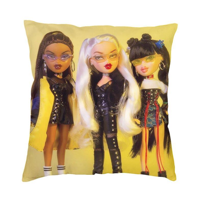Personalized Custom Bratz Rock Angelz Pillow Case 45x45cm Decor Home Anime Manga Tv Nordic Cushion Cover Soft Pillowcase