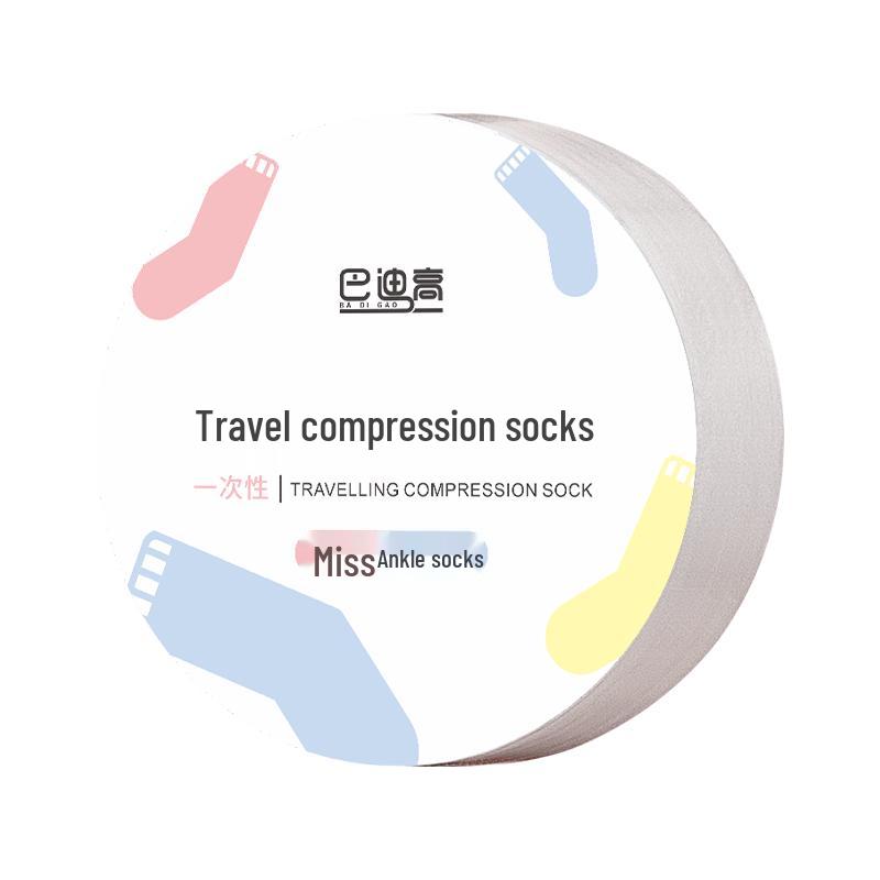 Badigao Disposable Travel & Daily Socks Mid-calf - Black