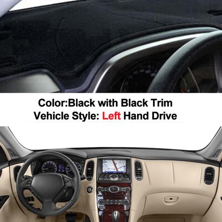 Car Dashboard Cover Dash Mat Carpet Cape For Infiniti QX50 1st Generation J50 2013 - 2017 Auto Protector Pad Sunshade 2015 2016
