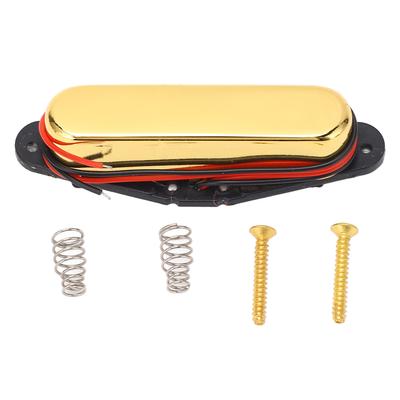 Electric Guitar Single Coil Pickup Retro Magnetic Guitar Neck Pickup for TL Bass Replacement Gold