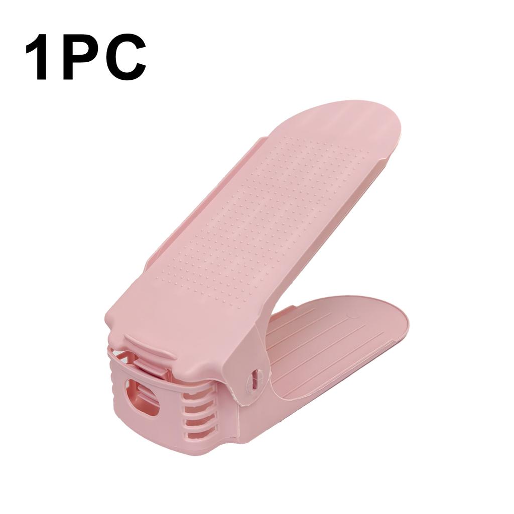 Shoe Stacker Adjustable Shoe Slots Organizer Double-layer Shoe Rack Home Dormitory Space-saving Shoe Storage Racks Closet Organi