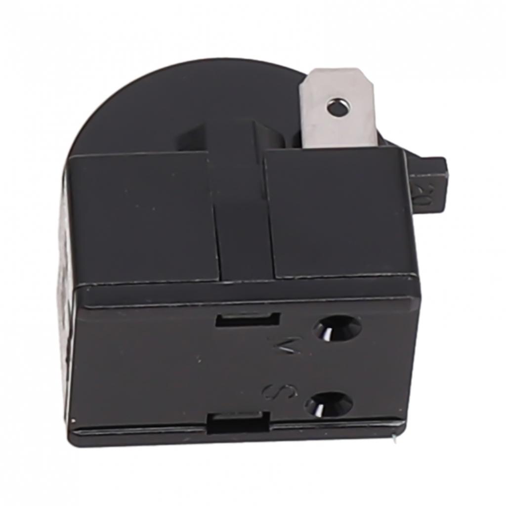 1/3Pins PTC Start Relay 1PC Black Efficient For Compressor