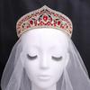 Crown Tiara Bride Headband girl Hair Accessory Bridal Headpieces for Halloween Stage