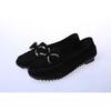 Women's Bow Slip-On Flats, Low Heel Casual Loafers for Driving and Work