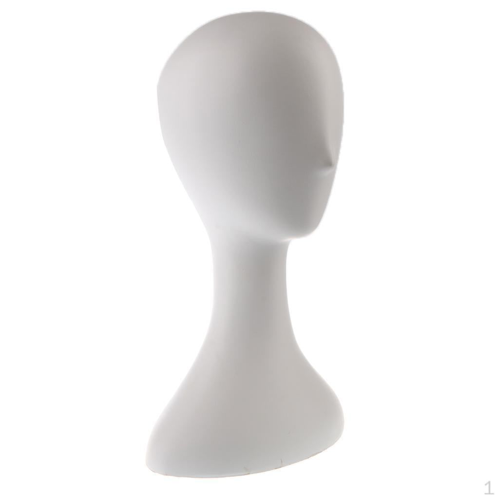 16'' White Child Stable Head Bust for Wigs Jewelry Scarf Sunglasses Headset Display Counter Store or