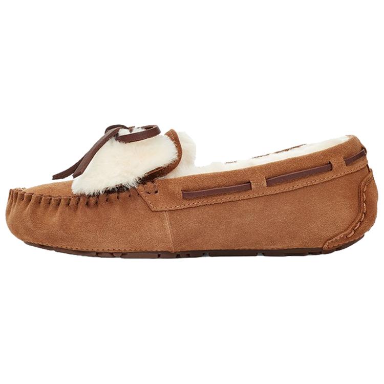 UGG Dakota Double Bow Bowknot Chestnut Women's (Unisex) Closed Toe Slippers 1118913 CHE