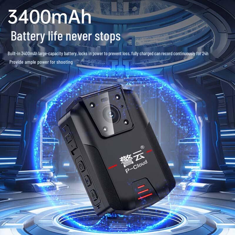 Jingyun DSJ-T7 4K HD Night Vision Law Enforcement Recorder Camera