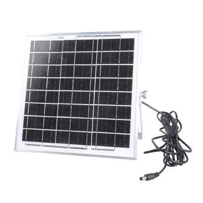 High Efficiency 12V 0.66A Solar Panel Featuring 4.75m Cord and Standard 5.2x2.1mm Connectors for Outdoor Electronics