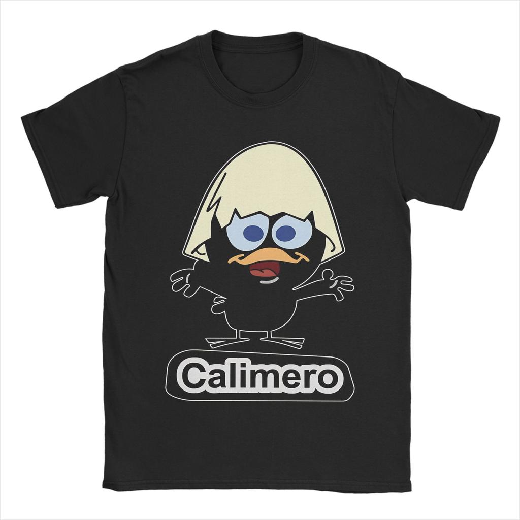 Mens Womens Calimero  Nope  Shirt Cotton Printed Tee Shirts  Clothing Outfits