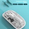 Bluetooth 2.4G Wireless Mouse Dual Mode Transparent Laptop Wireless Mouse Silent Rechargeable Rechargeable Mouse Laptop