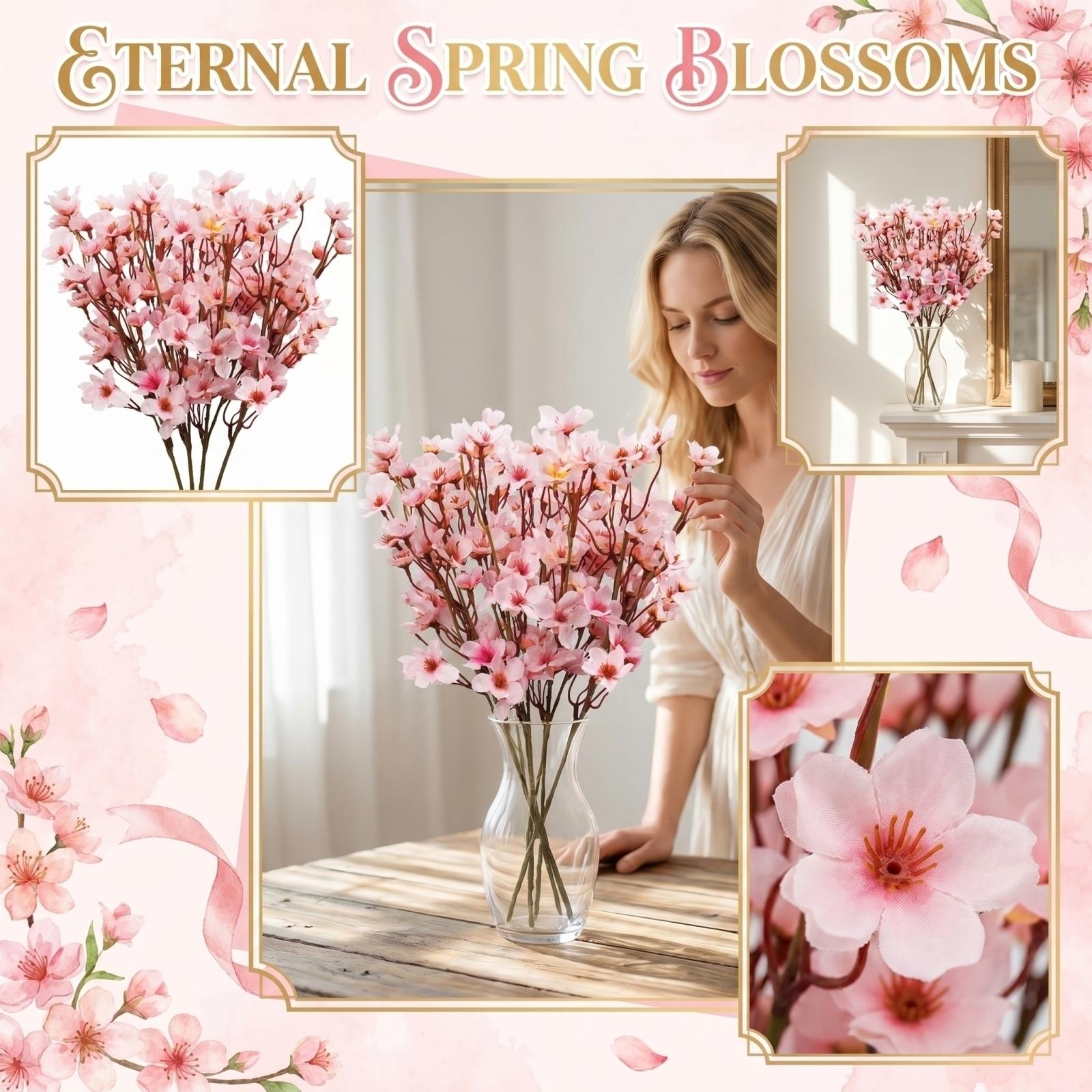 

Artificial Peach Blossoms One Size