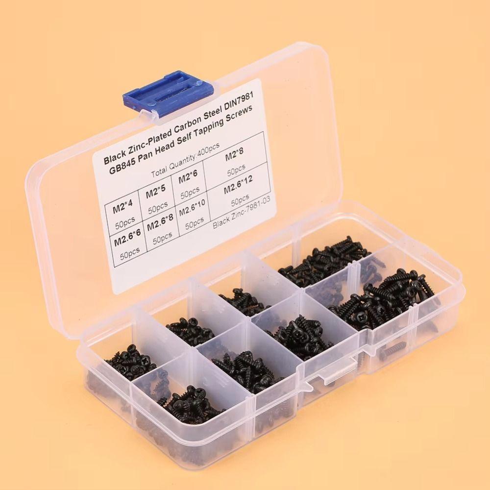 400pcs/500pcs Carbon Steel Pan Head Screws Button Head Computer Screws  Hard Drive Mounting