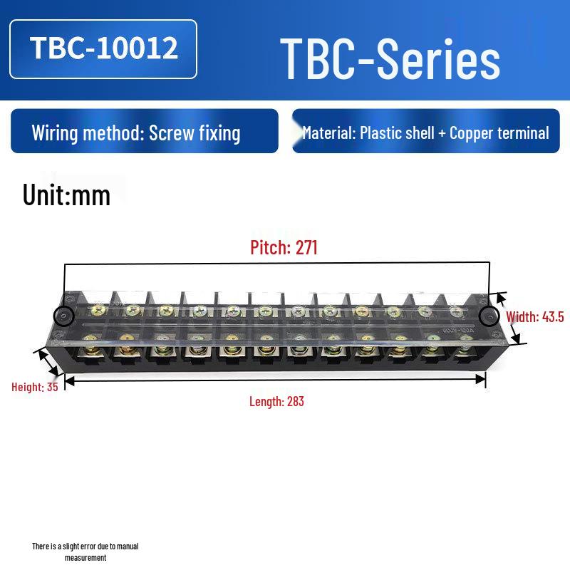 TBC Series High-Current Terminal Blocks