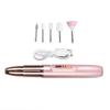 Electric Nail Drill Machine Polishing Shape Portable Electric Nail File for Manicure Pedicure Rose Gold