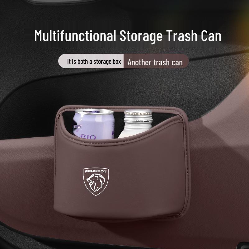 Peugeot Multifunctional Storage Trash Can for 308S, 2008, 408, 508L, 3008, 5008
