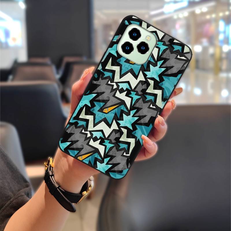 Anti-dust TPU Phone Case For Oukitel C21 Pro Fashion Design Protective Phone Pouch Back Cover Soft case Waterproof Cute