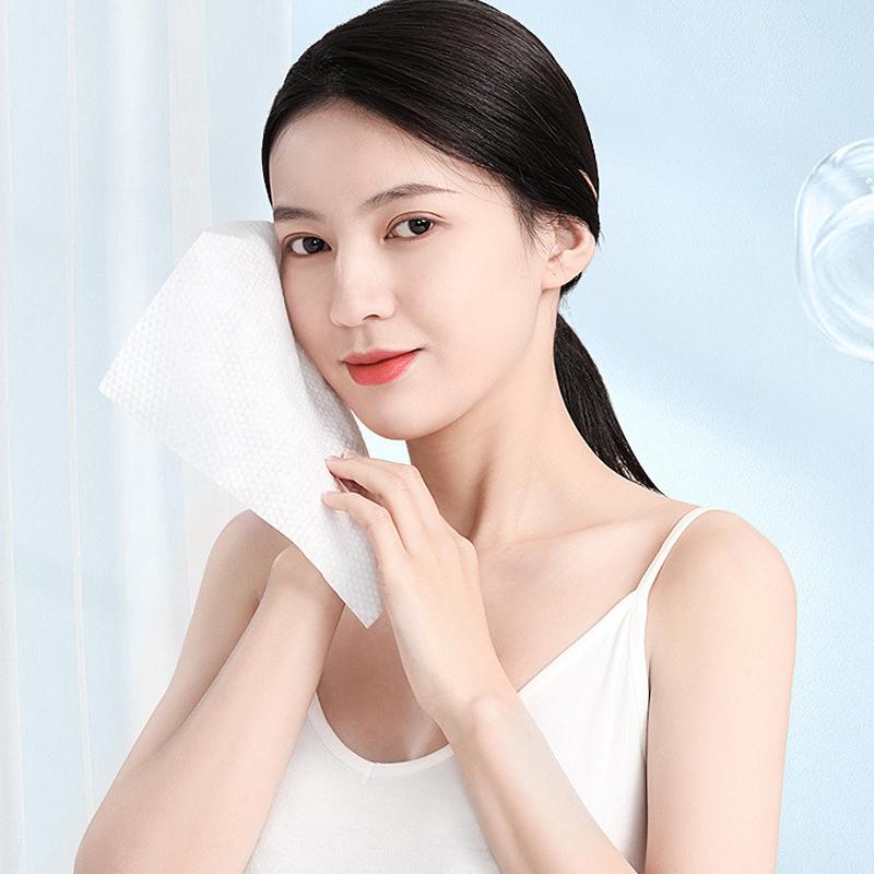 100pcs Soft Cotton Towel Disposable Face Towel Home Travel Face Towel Make Up Tissue Soft Facial Cleaning Skin Care Washing
