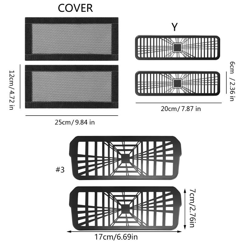strong Car Vent Guard Car Air Vent shielding Under Seat Vent Protector Vehicle Accessories Suitable for Automotives Use