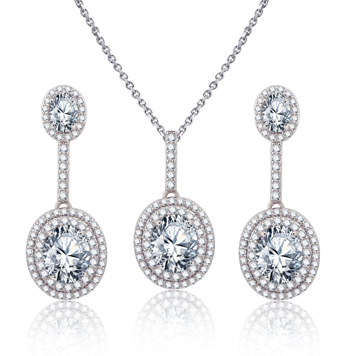 Fashion earrings, earrings, necklace, and accessory set