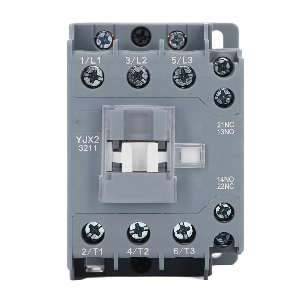 AC Contactor Copper Coil 3 Phase 1 NO 1 NC Silver Contact Circuit Switch Controller 32A 220V