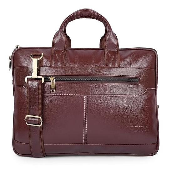 ADISA Laptop Messenger Office Bag Briefcase for Work for Men