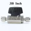 6 8 10 12 14 16 mm 1/4" 3/8" 1/2" 3/4" 1" Inch Tube OD Compression Union 316L Stainles Steel Hex Ball Valve 1000 PSI
