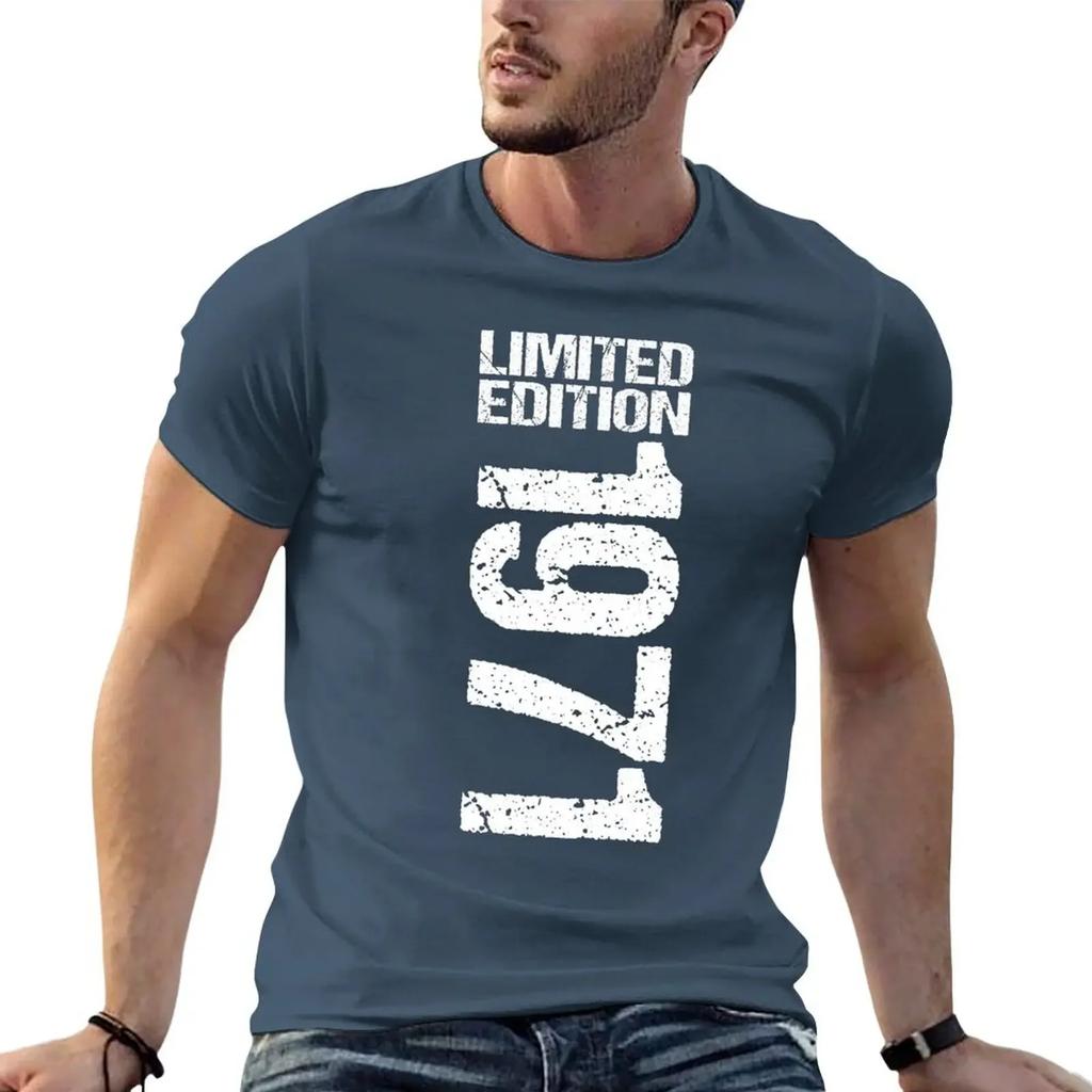 Round Neck Sports Humor Graphic Tees Classic Aactivity Competition Limited Edition 1971 Classic T-shirt Eur Size