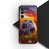 Handyhülle für Samsung Galaxy A35 A36 A55 A26 A05 A06 A14 A50 A51 A53 A54 A12 A13 A23 Hülle King Football Nr. 19 Fußball Nr. 19