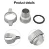 Water Pump Fitting Aluminum Connector with Gasket for 1 To 3 Inch Pipes